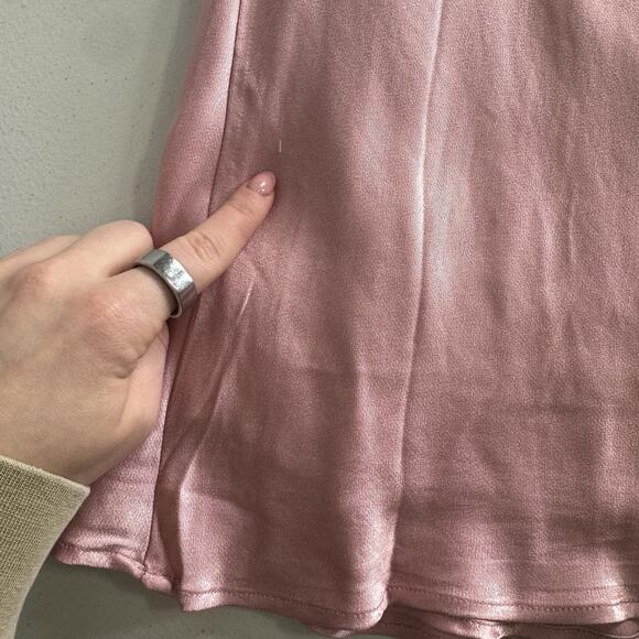 Bardot Dress Womens 8 Blush Pink Rome Diamonte Slip Cutout Maxi Gown Prom Formal - Picture 10 of 16